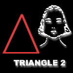 visage triangle haut "pyramidal"
